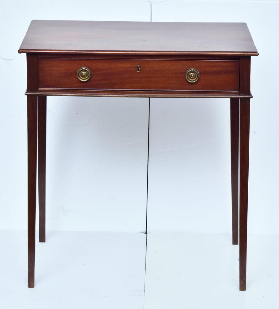 English Mahogany Writing Table (1 of 1)
