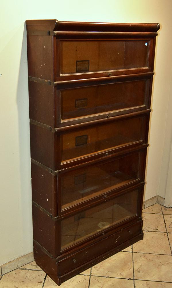 Globe-Wernikce Mahogany Stacking Bookcase (1 of 2)
