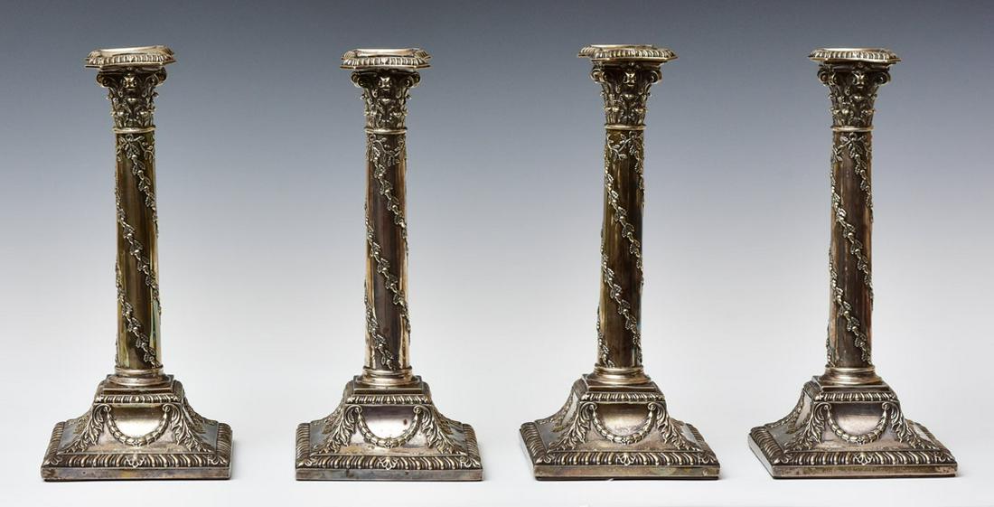 English Sterling Silver Candlesticks (1 of 3)