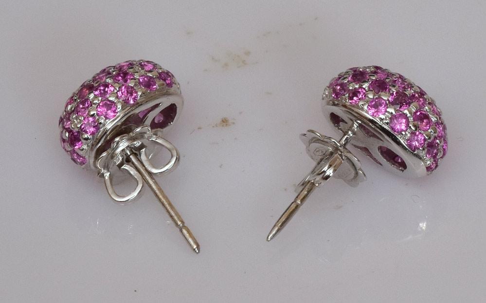 Pair of 14k Gold Ruby Earrings (1 of 2)