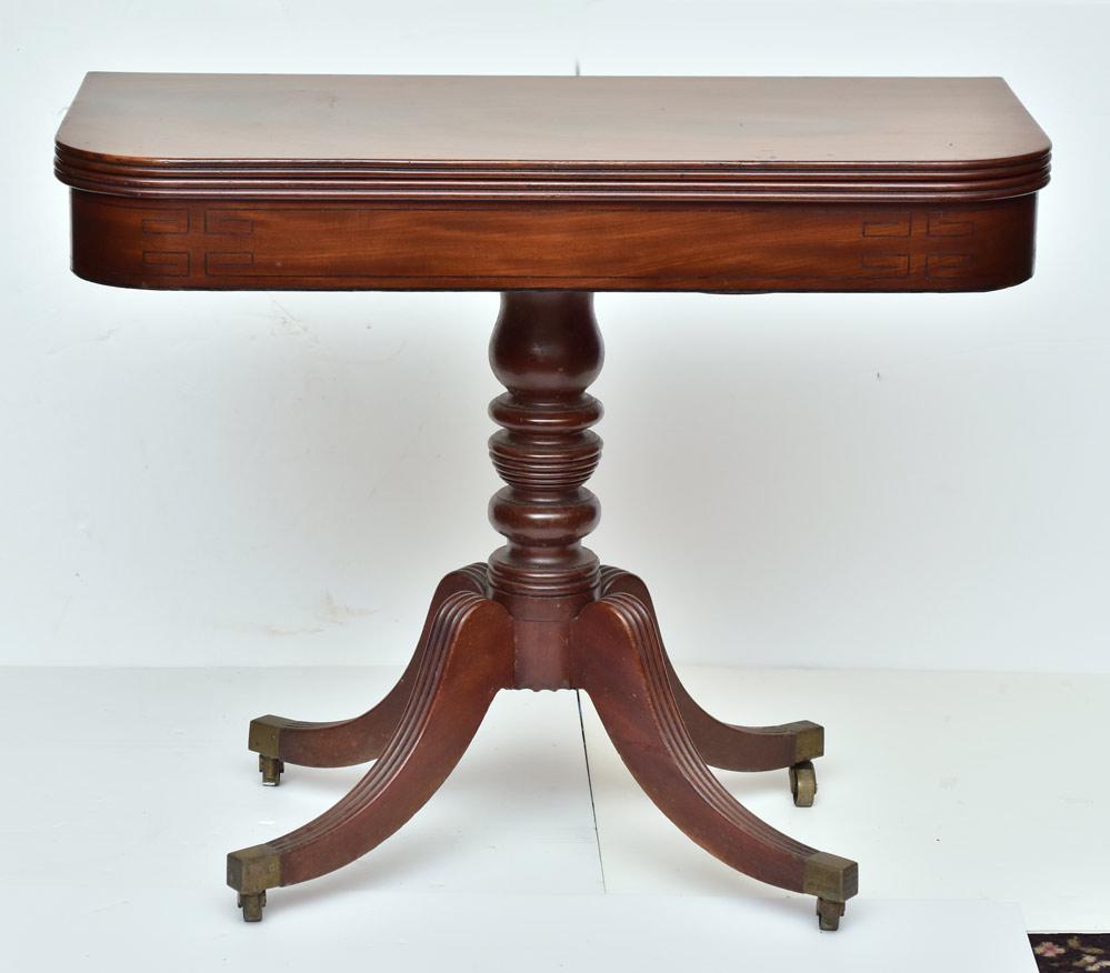 American Federal Mahogany Card Table (1 of 1)