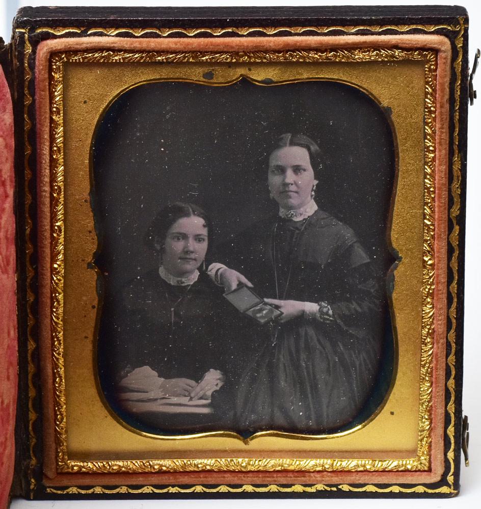 Sixth Plate Daguerreotype, Mother and Daughter (1 of 1)