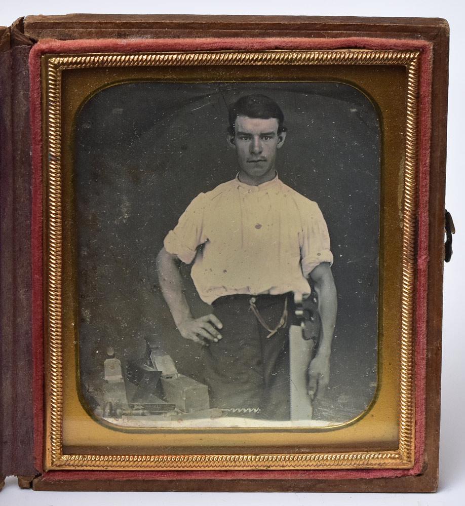 Sixth Plate Daguerreotype, Occupational, Carpenter (1 of 1)
