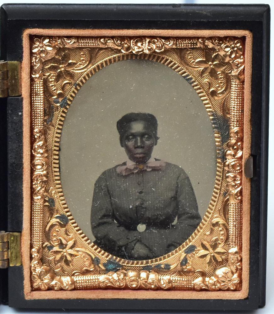 Ninth Plate Ambrotype, African American Woman (1 of 3)