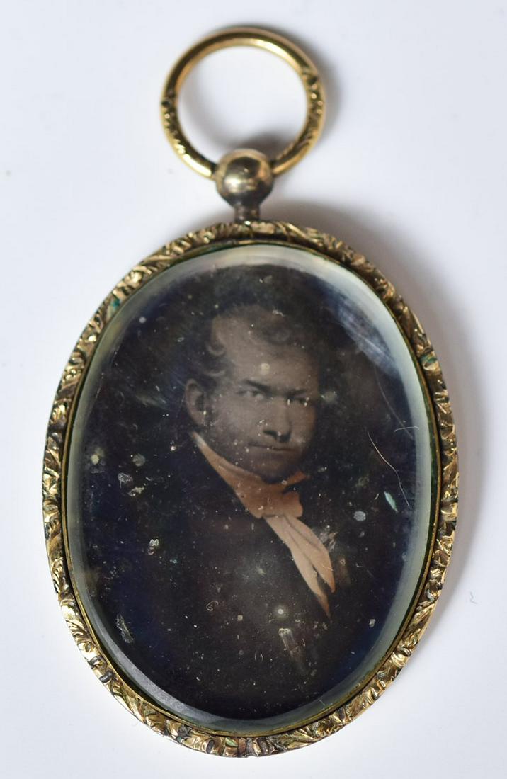 Rare Daguerreotype of John Quincy Adams Painting (1 of 2)