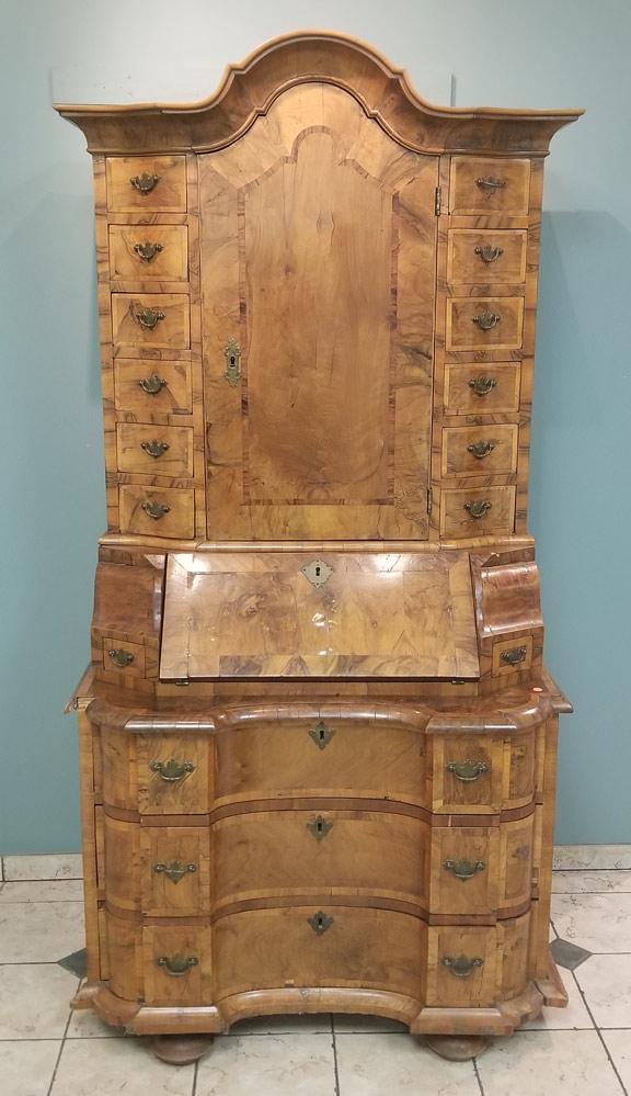 Dutch Baroque Walnut Secretary Desk (1 of 7)