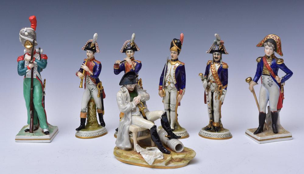 German Porcelain Military Figures (7) (1 of 4)