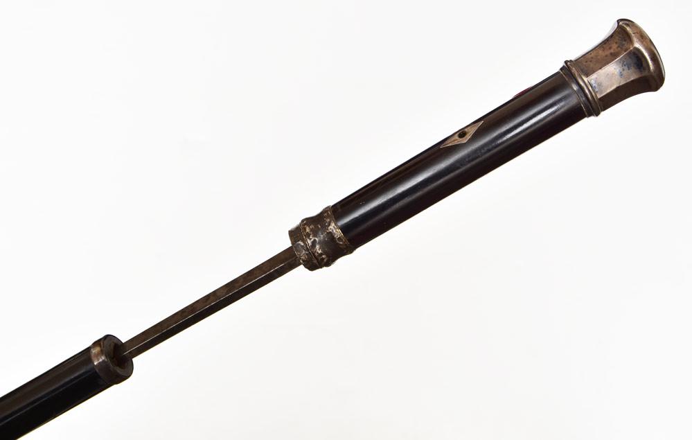 Victorian Ebonized Sword Cane (1 of 4)