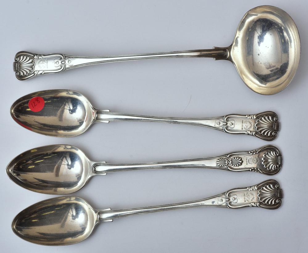 Four English Silver Serving Pieces (1 of 1)