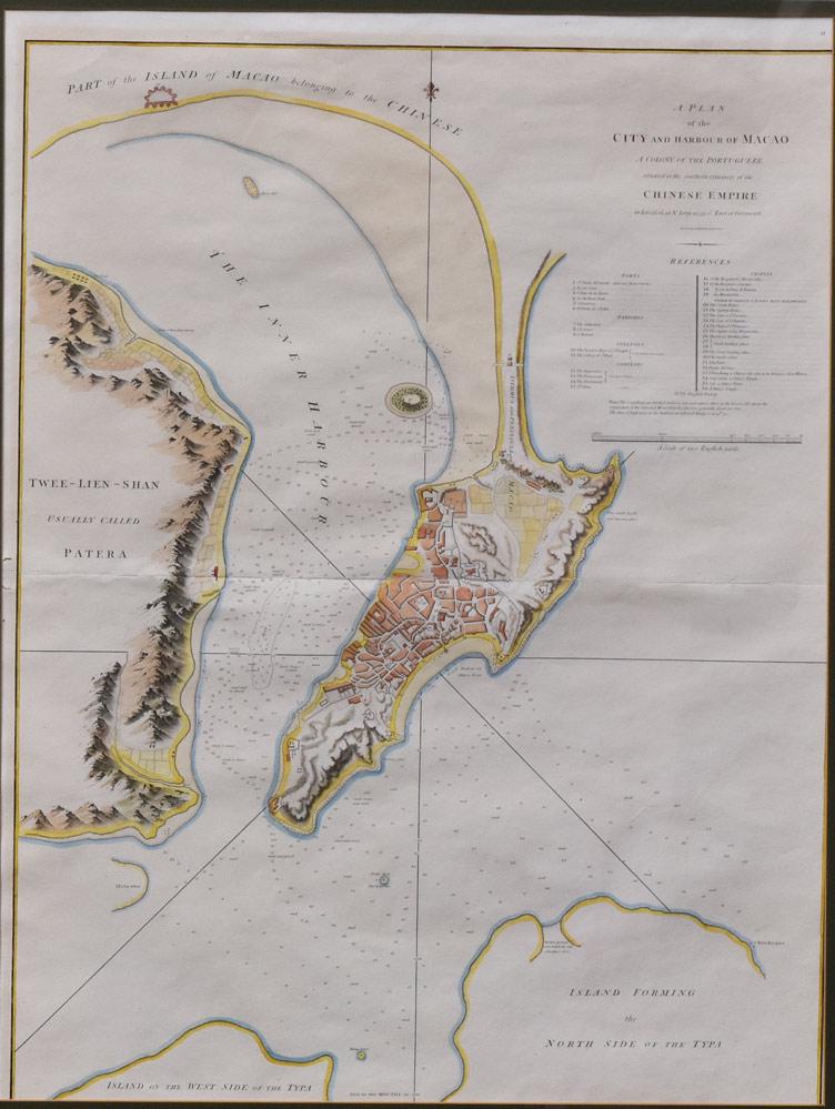 Map of City and Harbour of Macau (1 of 3)