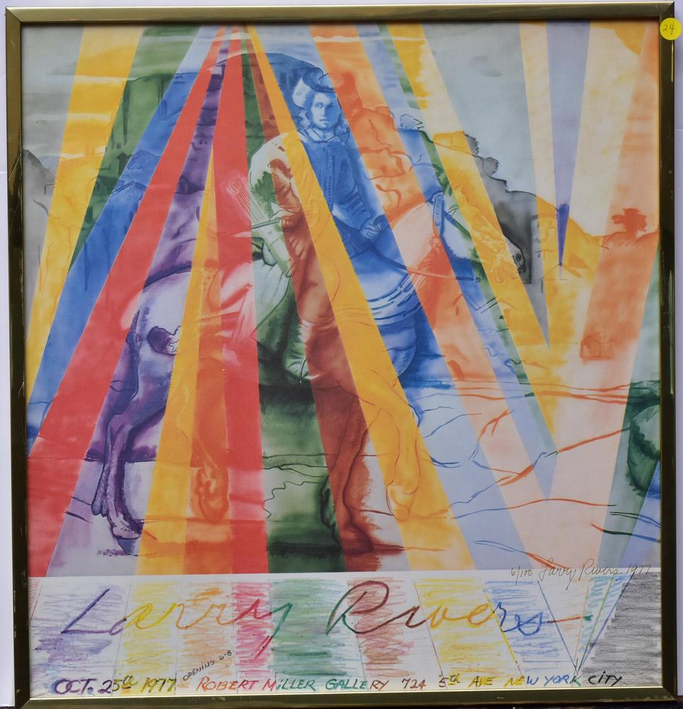 Larry Rivers Exhibition Poster (1 of 2)