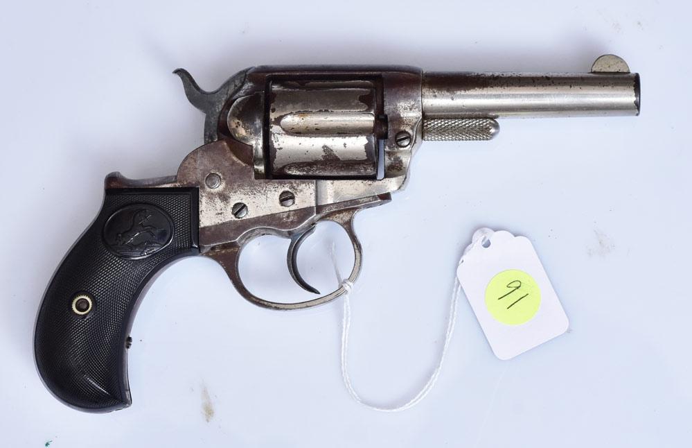 Colt Lightning Revolver: .38 caliber, 3 1/2" barrel, 8 1/2" long overall patented 1875, serial #87825