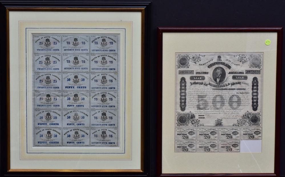 Two Confederate Bonds (1 of 1)