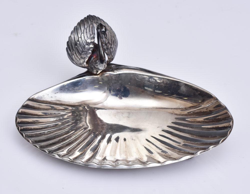 Cartier Sterling Silver Swan Serving Tray (1 of 1)