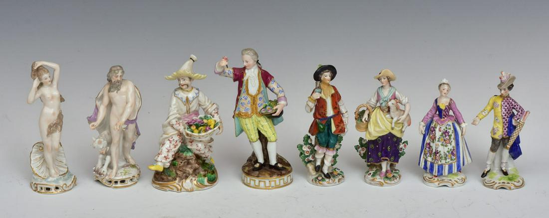 Continental Porcelain Figures (8) (1 of 4)