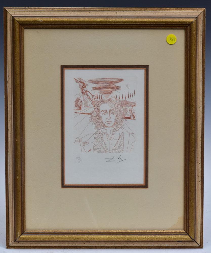 Salvador Dali Etching (1 of 1)