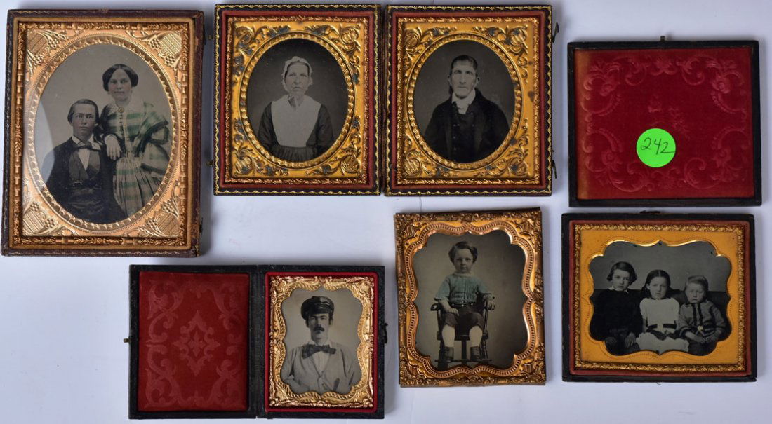 Six Ambrotypes including Children (1 of 3)