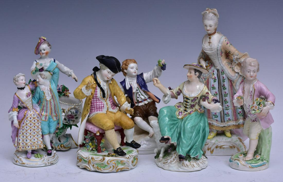 Continental Porcelain Figures (7) (1 of 4)