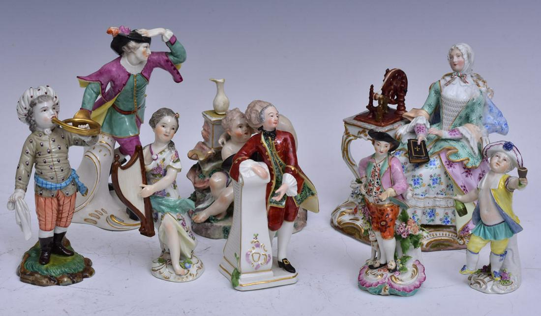 Continental Porcelain Figures (8) (1 of 5)
