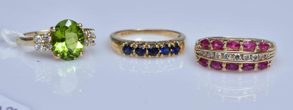 Three 14k Gold Rings (1 of 1)