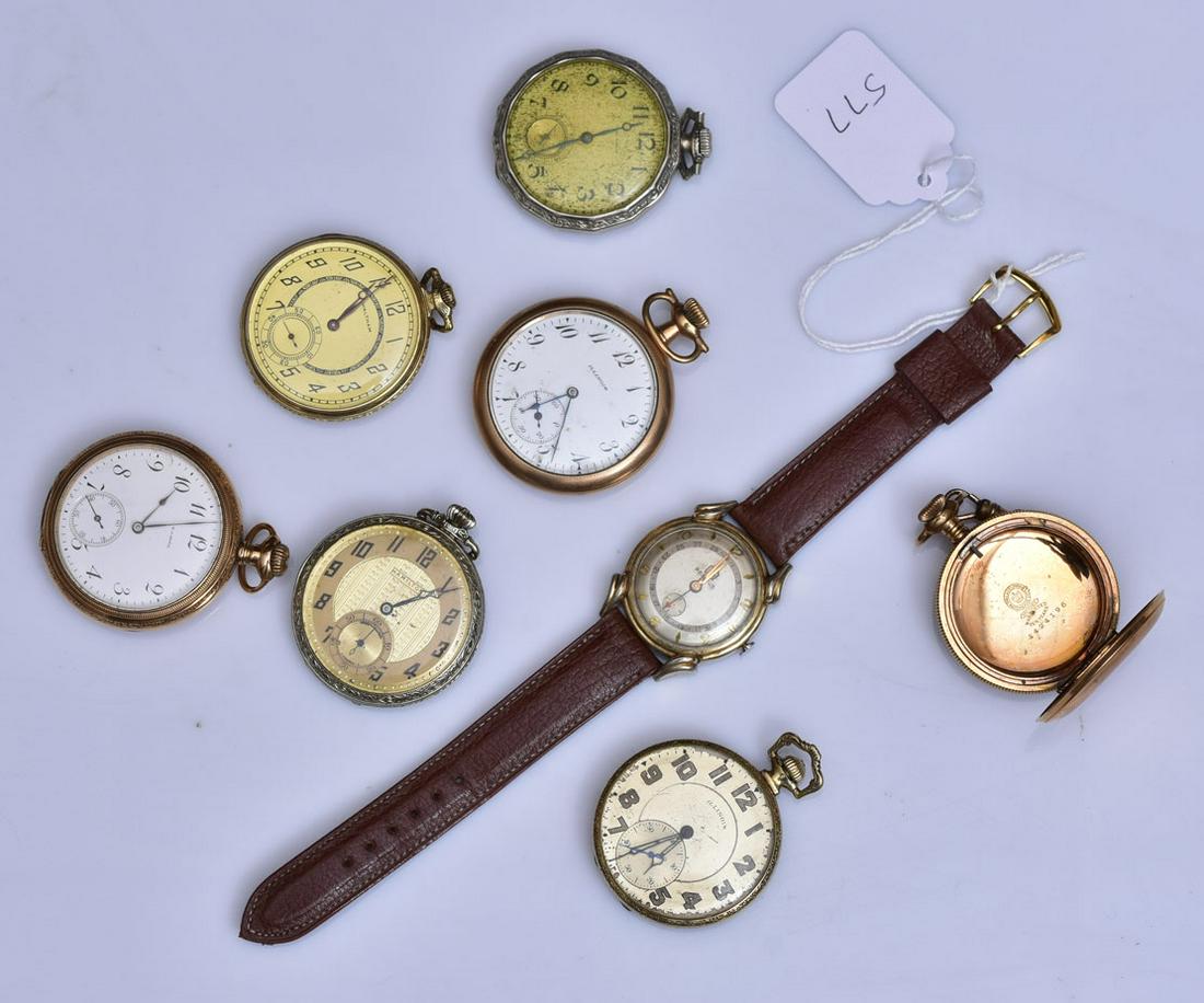 Pocket Watches and Wrist Watch (1 of 2)