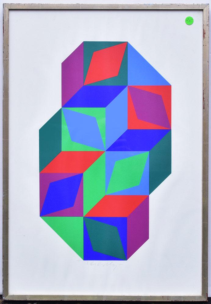 Victor Vasarely Lithograph (1 of 1)