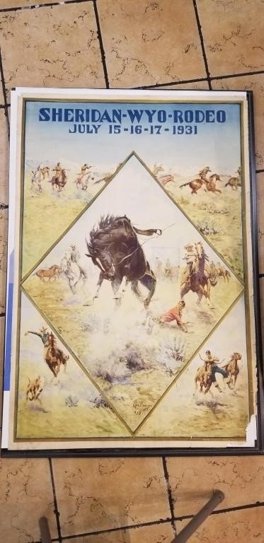 Sheridan Wyoming Rodeo Poster (1 of 15)