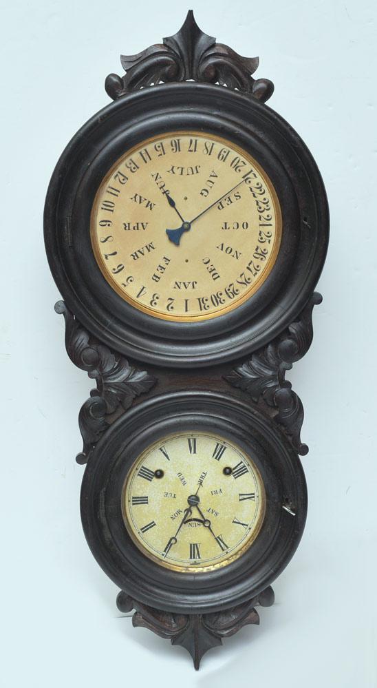 L.F. & W.W. Carter Calendar Clock (1 of 6)