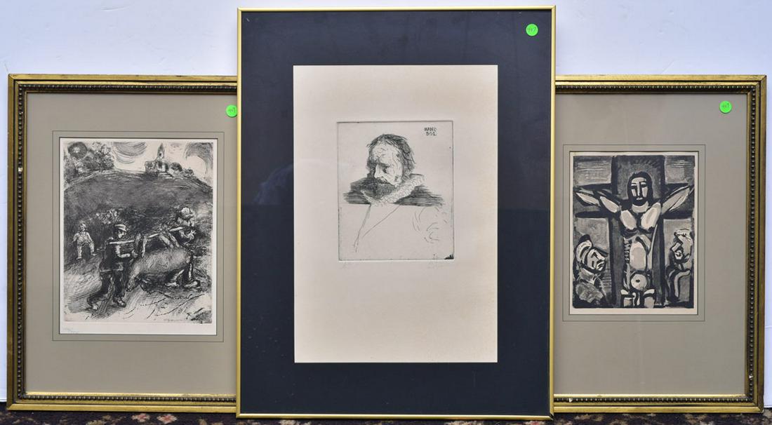 Chagall, Rouault and Baskin Prints (1 of 1)