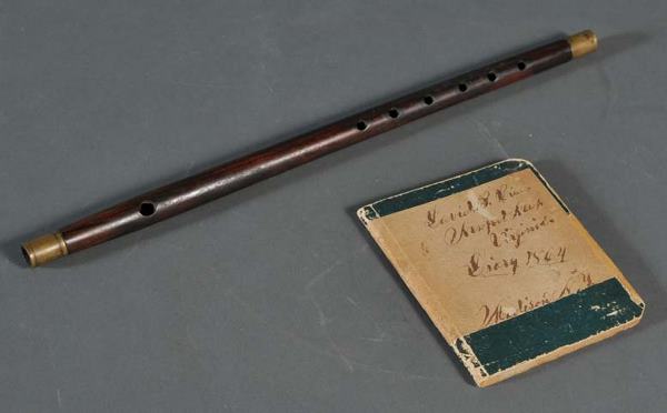 CIVIL WAR DIARY together with a FIFE David B. Rice: CIVIL WAR DIARY together with a FIFE David B. Rice, Newport News, Virginia, 1864