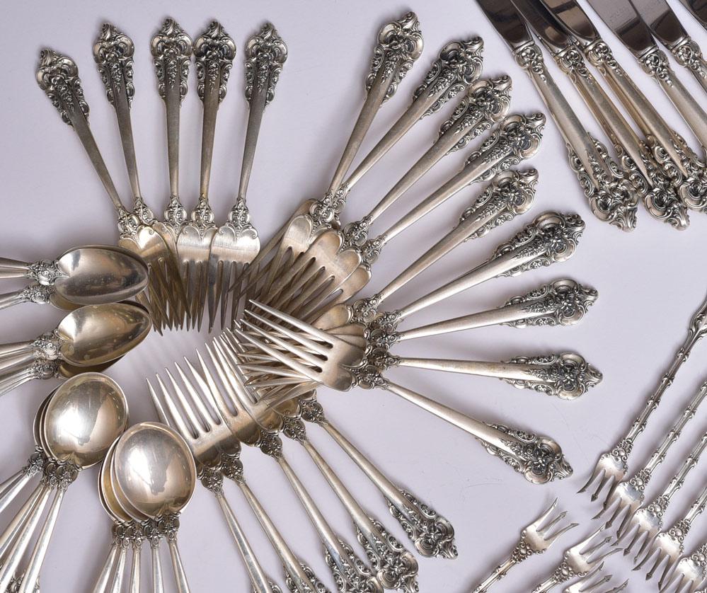 Wallace store sterling flatware