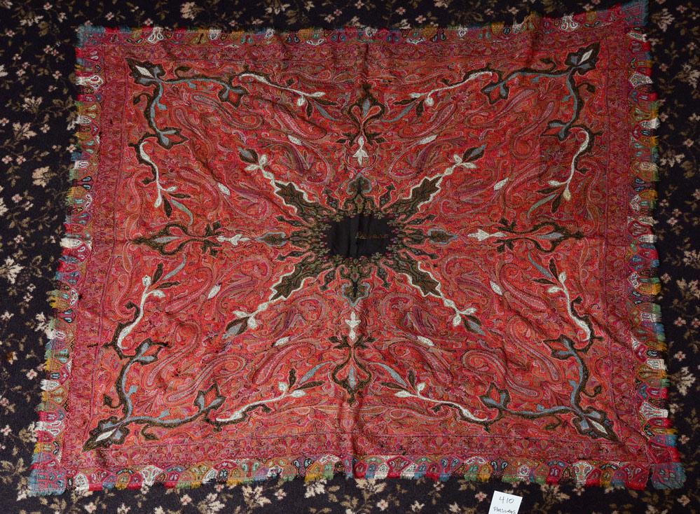 Two Victorian Paisley Shawls (1 of 8)