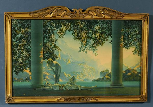 MAXFIELD PARRISH Daybreak 18"x 30": MAXFIELD PARRISH Daybreak 18"x 30"