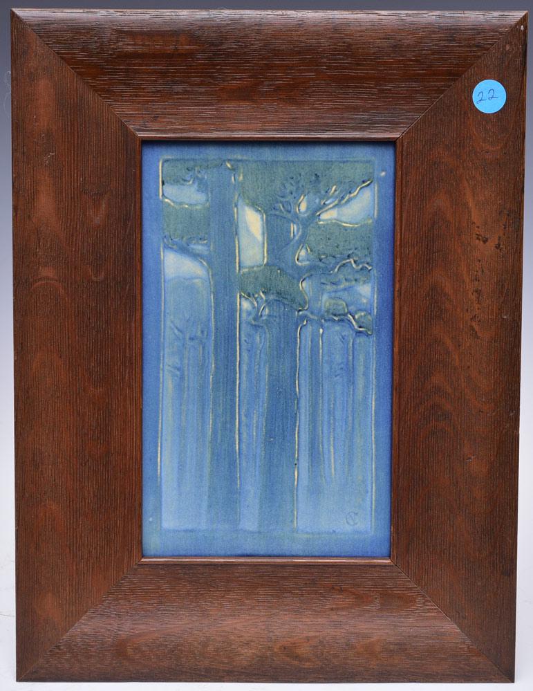 Newcomb College Pottery Plaque (1 of 2)