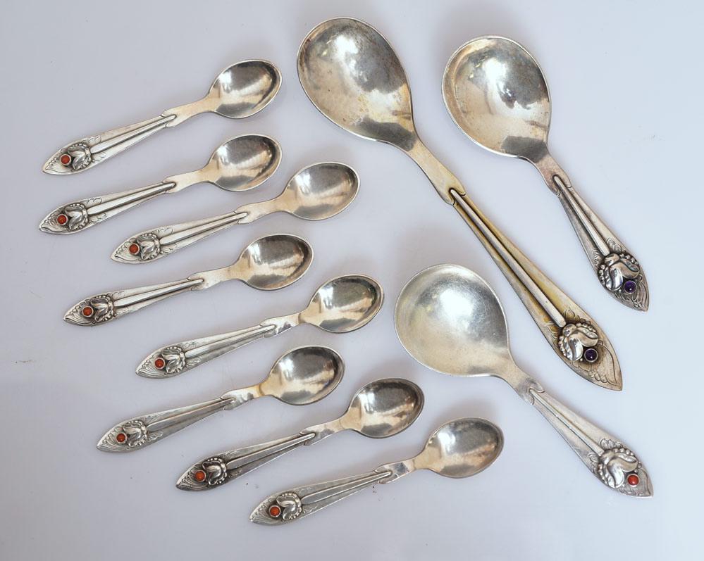 Georg Jensen Silver Spoons (11) (1 of 1)