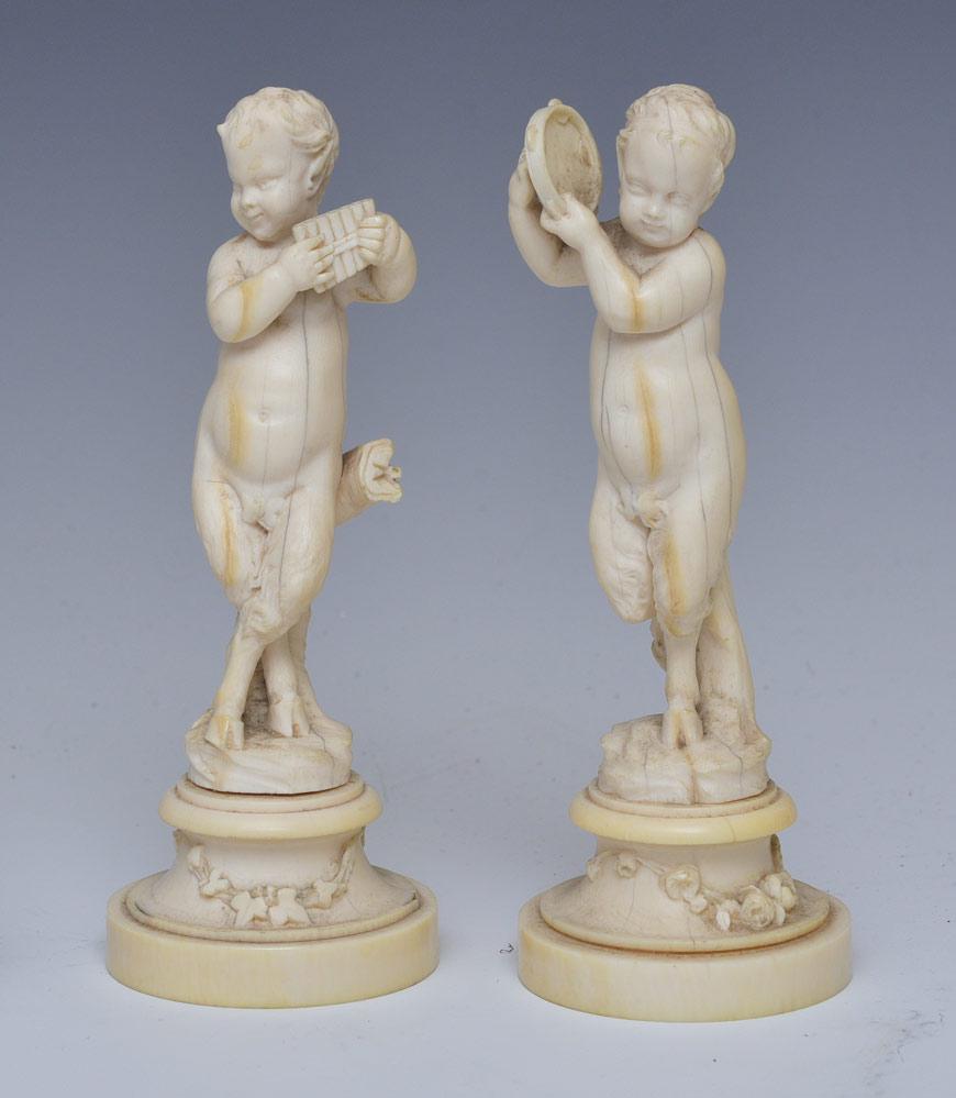Pair of Carved Satyrs (1 of 5)
