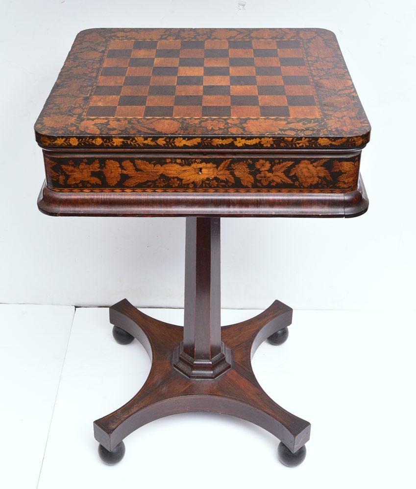 William IV Rosewood Game Table (1 of 12)