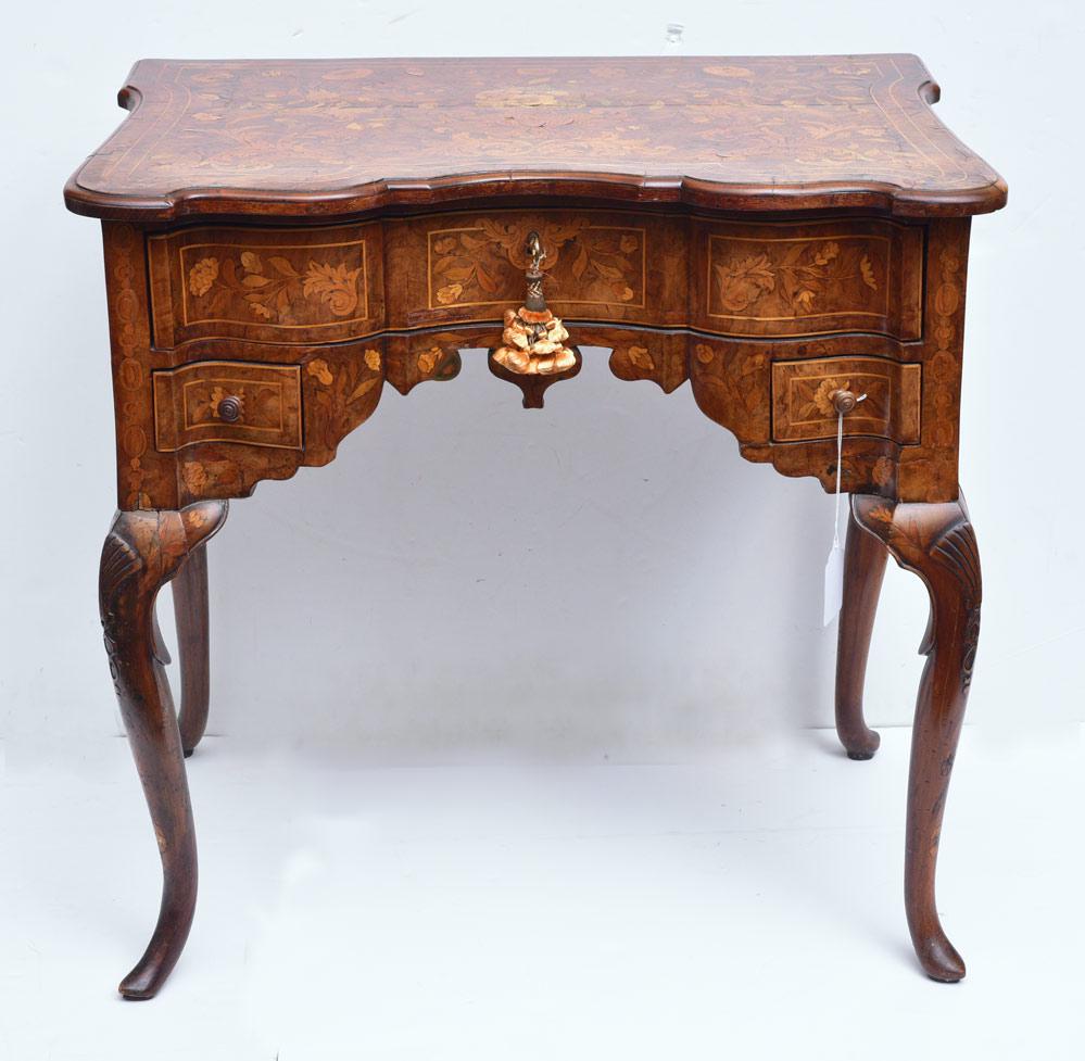 Dutch Marquetry Dressing Table (1 of 4)