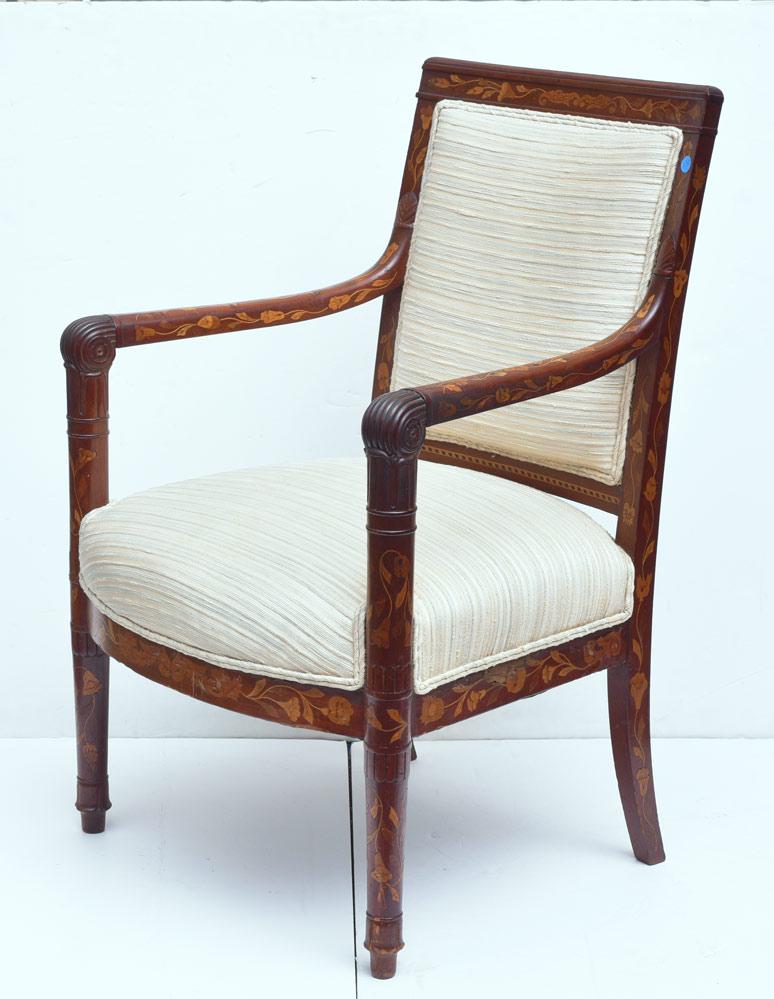 Dutch Marquetry Arm Chair (1 of 2)
