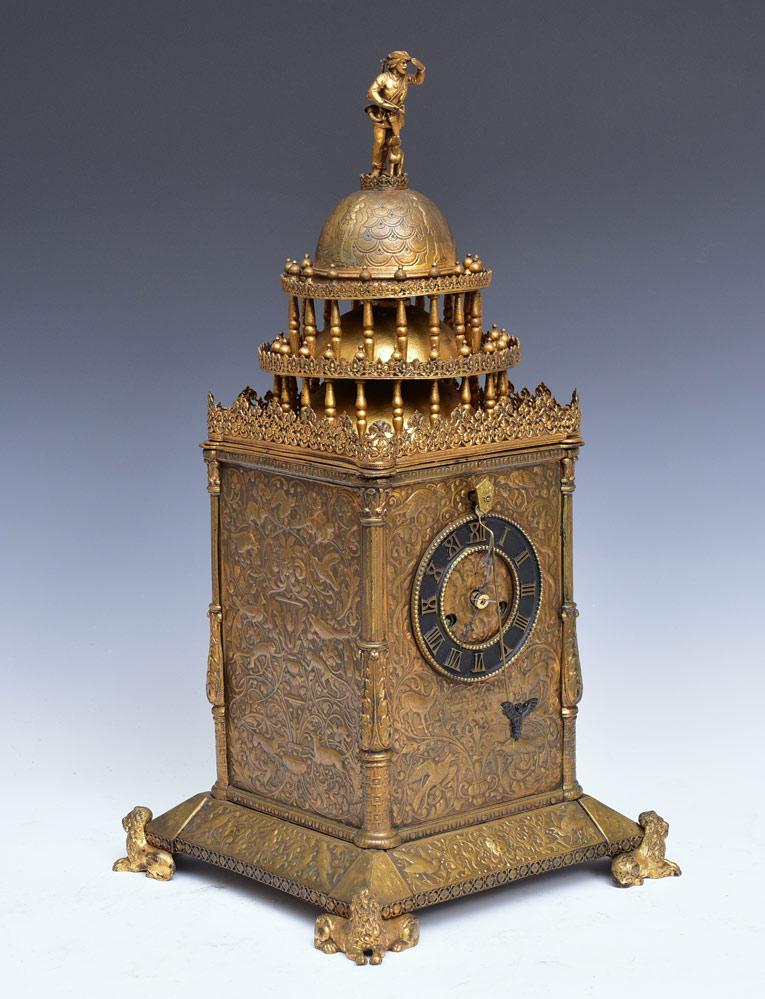 German Renaissance Style Table Clock (1 of 5)