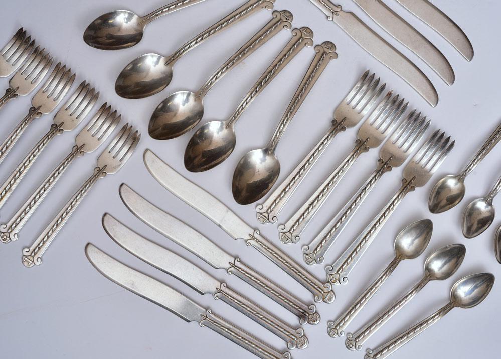 Hector Aguilar Sterling Silver Flatware Set (1 of 6)