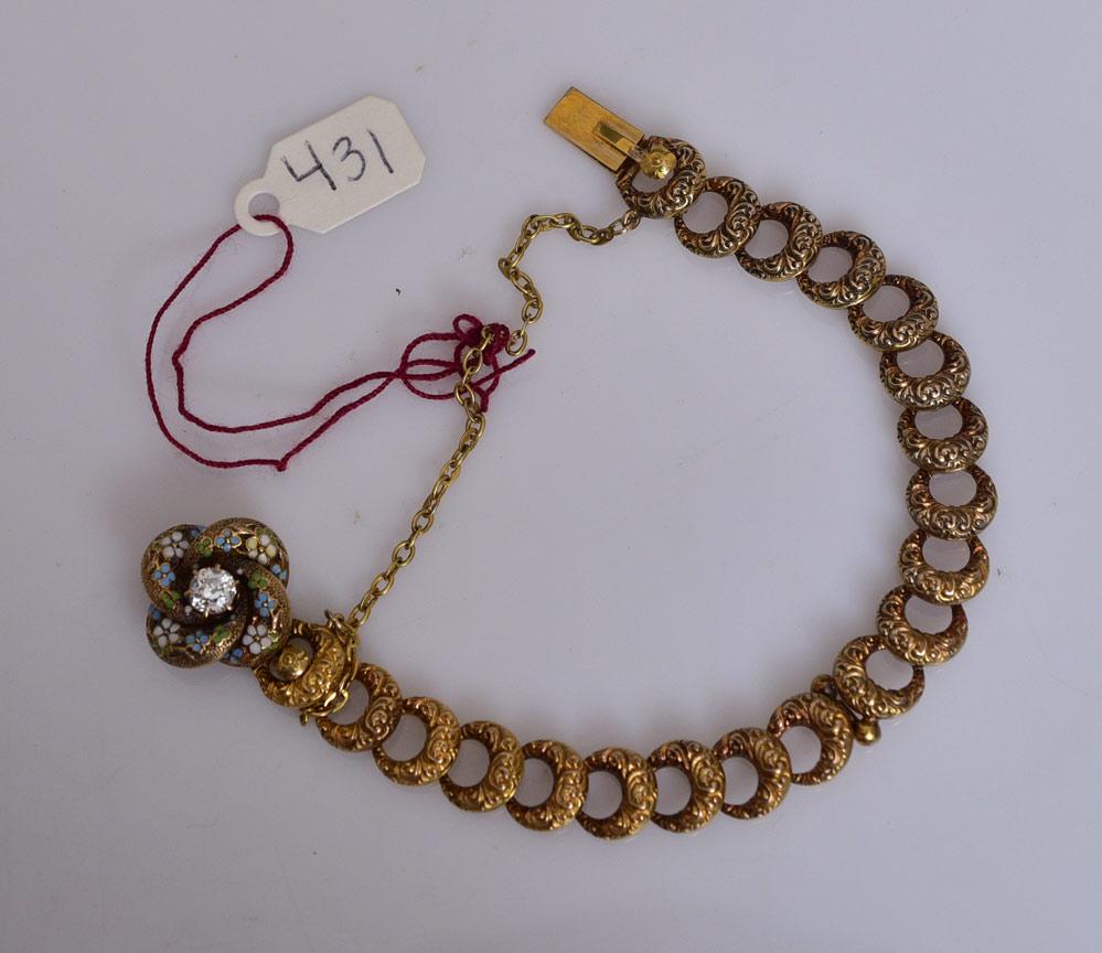 Victorian 14k Gold Bracelet (1 of 2)