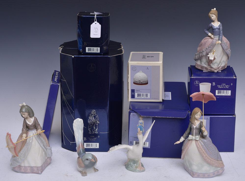 Eleven Lladro Porcelain Figures (1 of 1)