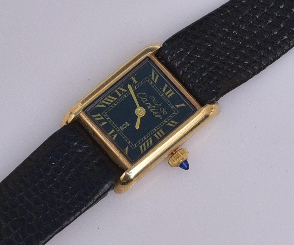 Cartier De Must Tank Wrist Watch (1 of 2)