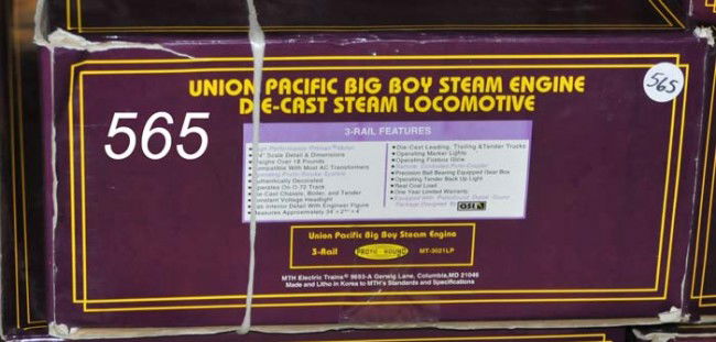 M.T.H. UNION PACIFIC BIG BOY STEAM ENGINE: M.T.H. UNION PACIFIC BIG BOY STEAM ENGINE