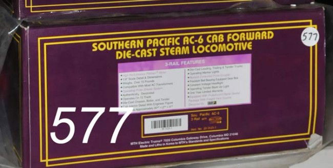 MTH SOUTHERN PACIFIC AC-6: MTH SOUTHERN PACIFIC AC-6