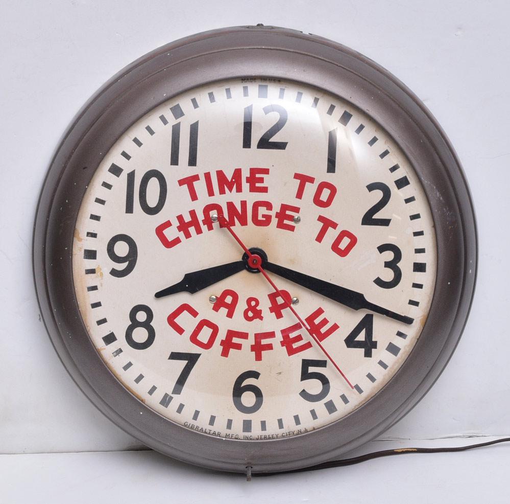 Advertising General Electric Wall Clock (1 of 2)