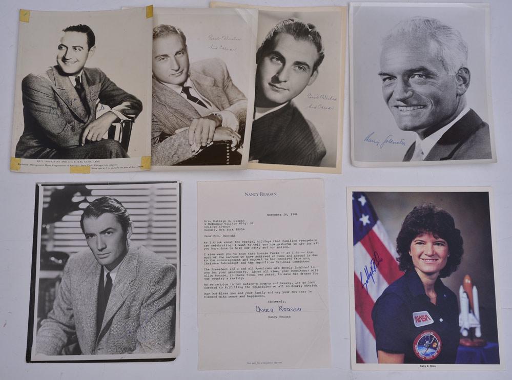 Movie Star Autographed Photographs and Ephemera (1 of 4)