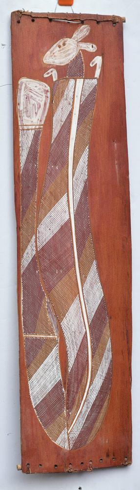 Aboriginal Painting on Bark (1 of 5)