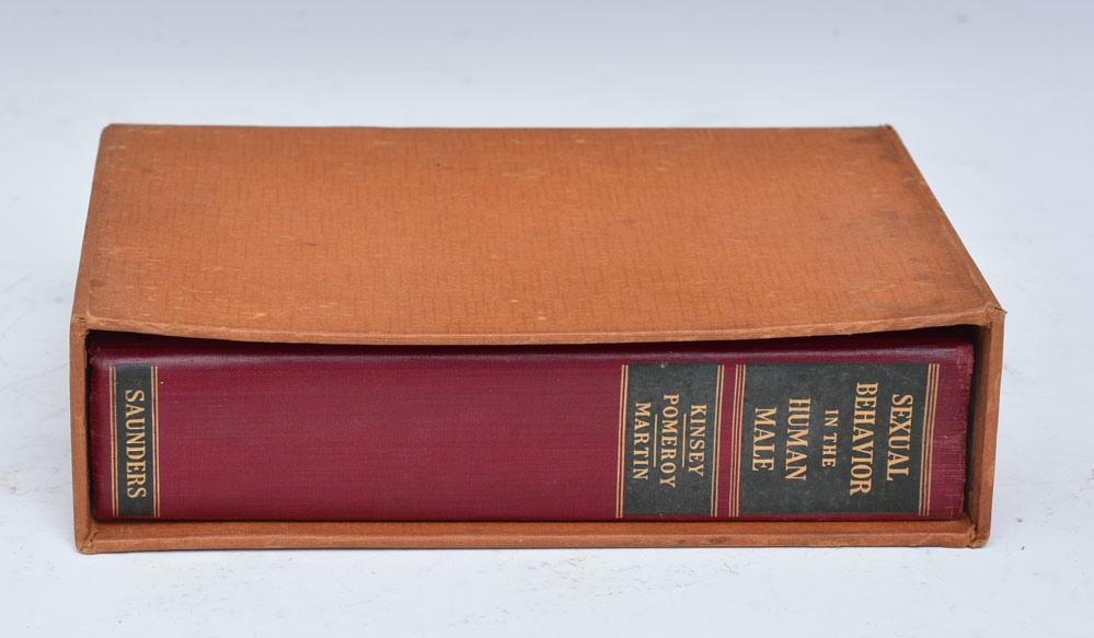 Sexual Behavior In the Human Male: by Alfred Kinsey, Wardell Pomeroy and Clyde Martin W.B. Saunders Co, Philadelphia and London, 1948 with slip case